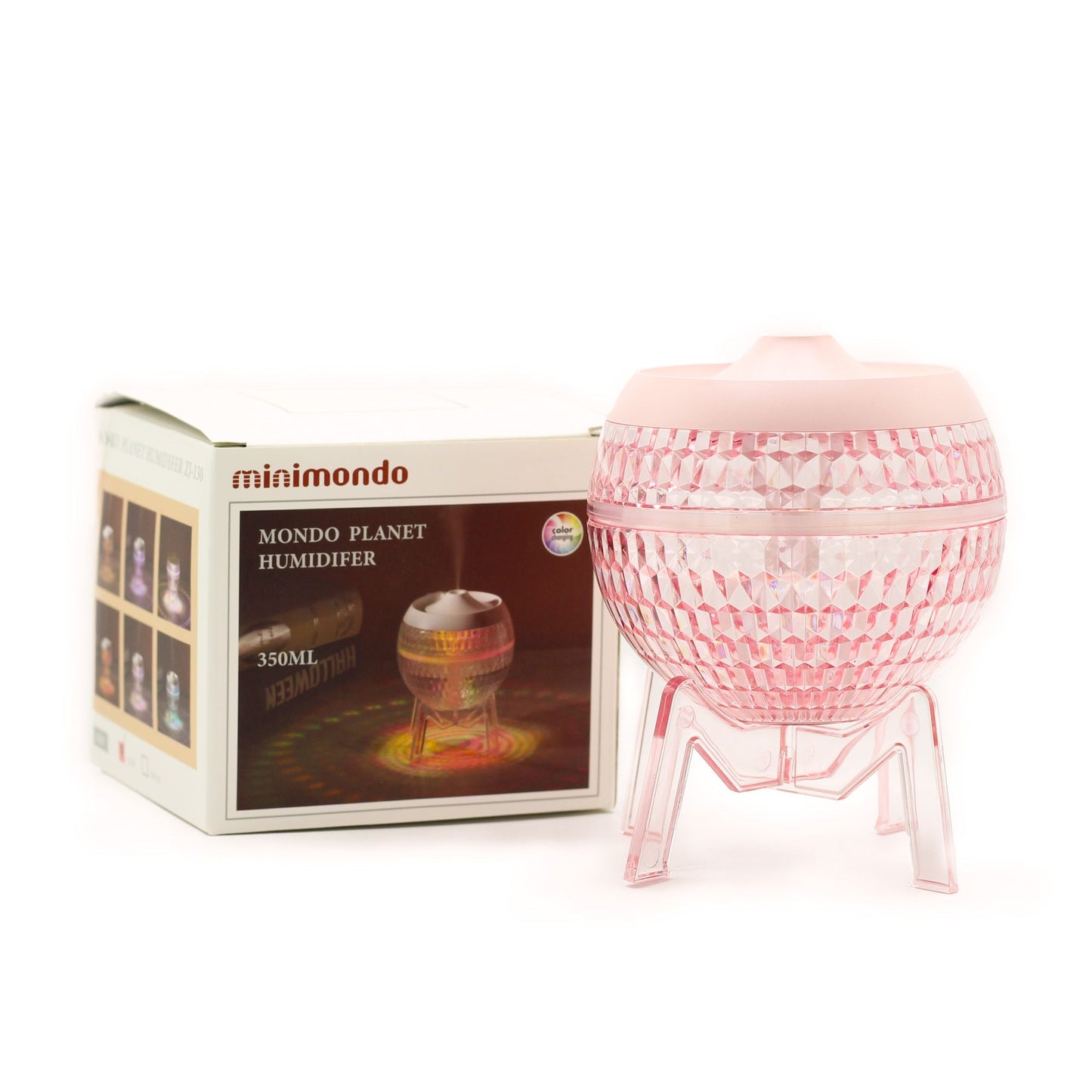 Pink Humidifer Mondo Planet - USB - Colour Change