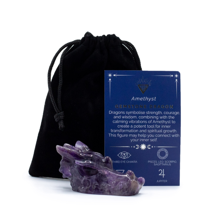 Large Gemstone Dragon Head Amethyst